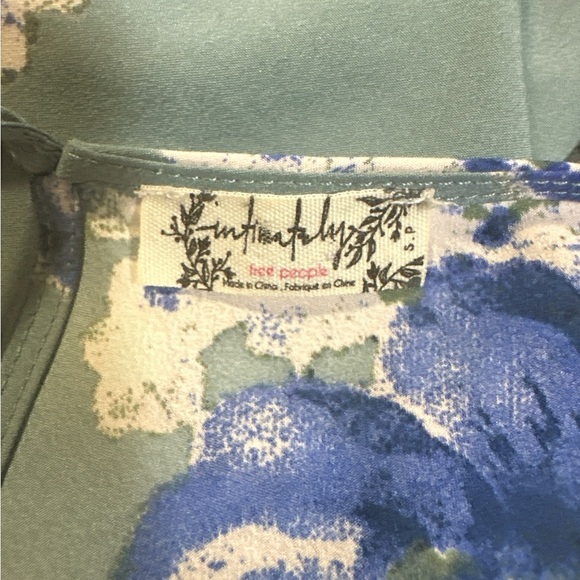 Free People Blue Floral Slip Dress - Picture 7 of 8